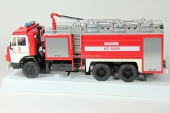 KAMAZ-53215 AP-5000 powder extinguishing 6х4 fire brigade #3 SPB LOMO-AVM 1:43