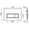 Alcaplast AM101/1120-4:1 RU M578-0001 Сет 4в1 Инсталляция+крепл.+шумоизоляция+кнопка M578 черн.мат (302433)
