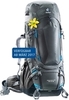 Картинка рюкзак туристический Deuter Aircontact Pro 65+15 SL Graphite-Black - 1