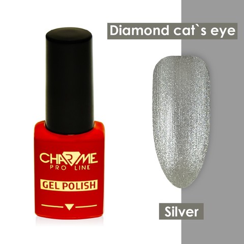 Гель-лак Diamond Cat's eye - Silver Charme