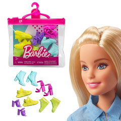 Самая модная обувь для кукол Барби Barbie, Mattel, набор 5 пар