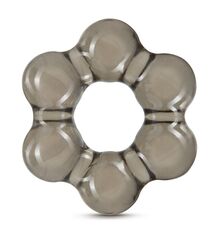 Дымчатое эрекционное кольцо Stay Hard Thick Bead Cock Ring - 