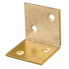 ЗУБР УМШ-2.0, 30 x 30 x 30 x 2 мм, желтый цинк, широкий мебельный уголок (31033-30) (50 штук)