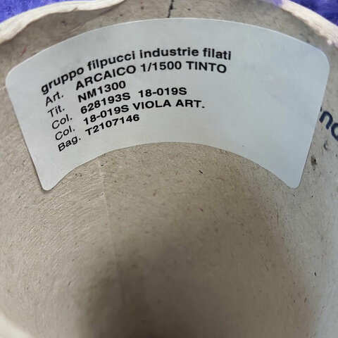 Фасонная пряжа с кидмохером FILPUCCI / ARCAICO 130 фиолетовый