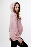 Худи для беременных и кормящих 16010 розовая дымка