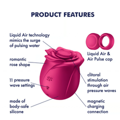 Вакуумно-волновой стимулятор Satisfyer Pro 2 Classic Blossom (имитация струи воды)