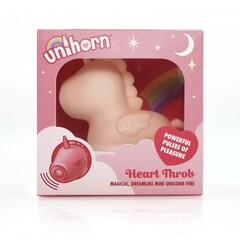 Вибромассажер Unihorn - Heart Throb с режимом пульсации