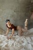 Low-rise Straight sauna-pants | chameleon_sand