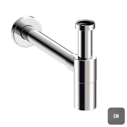 Almar E096002.GM Almar Сифон для раковины, цвет оружейный металл брашированный PVD
