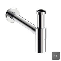 Almar E096002.GM Almar Сифон для раковины, цвет оружейный металл брашированный PVD фото