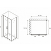 Abber Sonnenstrand AG04100C-S75 Душевой уголок, 100x75x195, цвет: хром