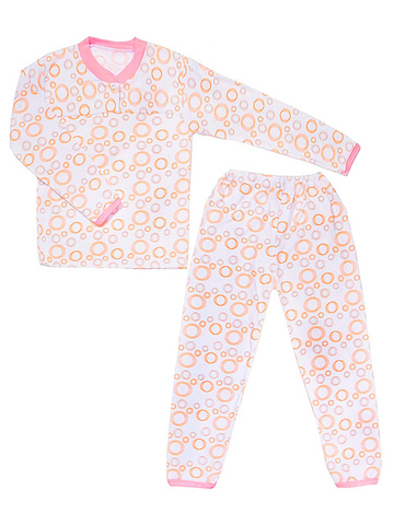 640-1 пижама детская, белая