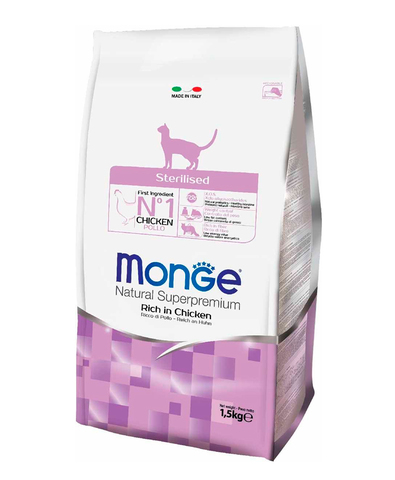 Monge Cat Sterilised корм для стерилизованных кошек 1,5 кг