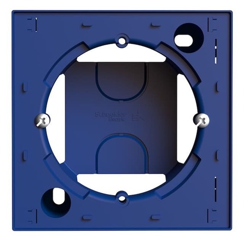Коробка для наружного монтажа. Цвет Аквамарин. Schneider Electric AtlasDesign. ATN001100
