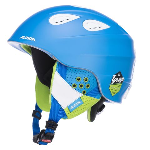 Картинка шлем горнолыжный Alpina GRAP 2.0 blue matt - 1