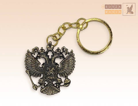 брелок Герб России 3,5 см (односторонний)