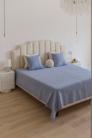 Покрывало 200x220 Luxberry Japandy голубое