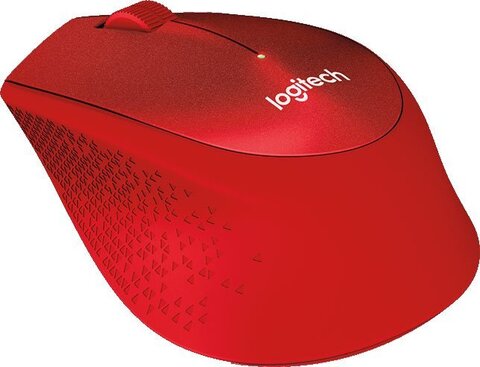 Мышь Logitech беспроводная M330,  красный