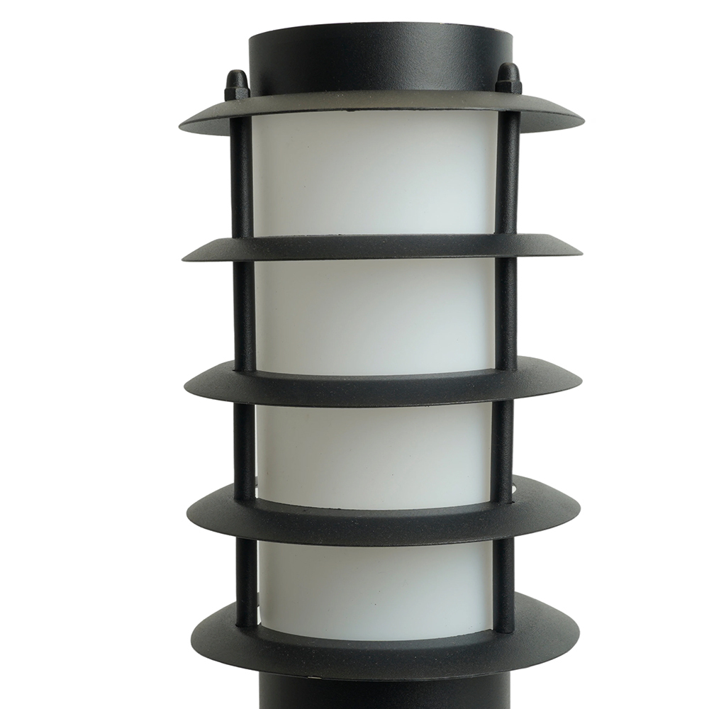 Светильник садово-парковый Feron DH046-B, Техно на стену, 18W E27 230V, черный 51526