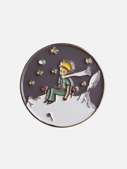 Значок эмалированный « Маленький принц. Планета»