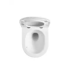 Унитаз подвесной Grossman GR-4455SQC Tornado безободковый с тонким сиденьем 495x360x390