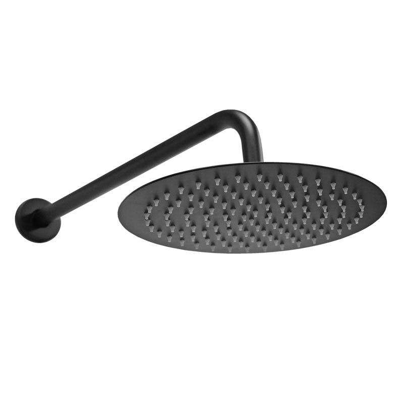 набор тропического душа MVL круглый черный