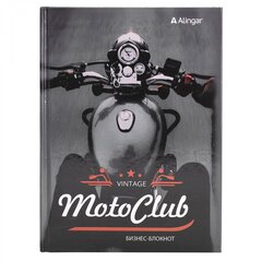 
          Ежедневник недатированный, А5, 7БЦ, Alingar, ламинация, 80 л., клетка, "Мотоклуб"