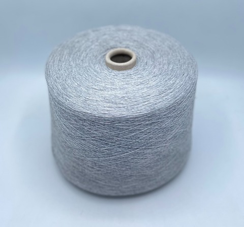 Casa del Filato(пр.Италия),art.Bobby, 1500м/100гр. 5% кашемир, 25% Меринос, 45% вискоза, 25% полиамид,цвет-Светло-серый меланж(407/565) ,арт.36812