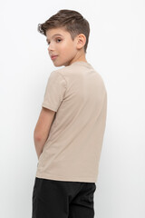 фуфайка  для мальчика  К 302125-1/темно-бежевый