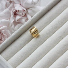 Кафф 13*8 мм, позолота,Ш137