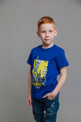 029_БК24 Футболка кор.рукав д/м, темно-синий