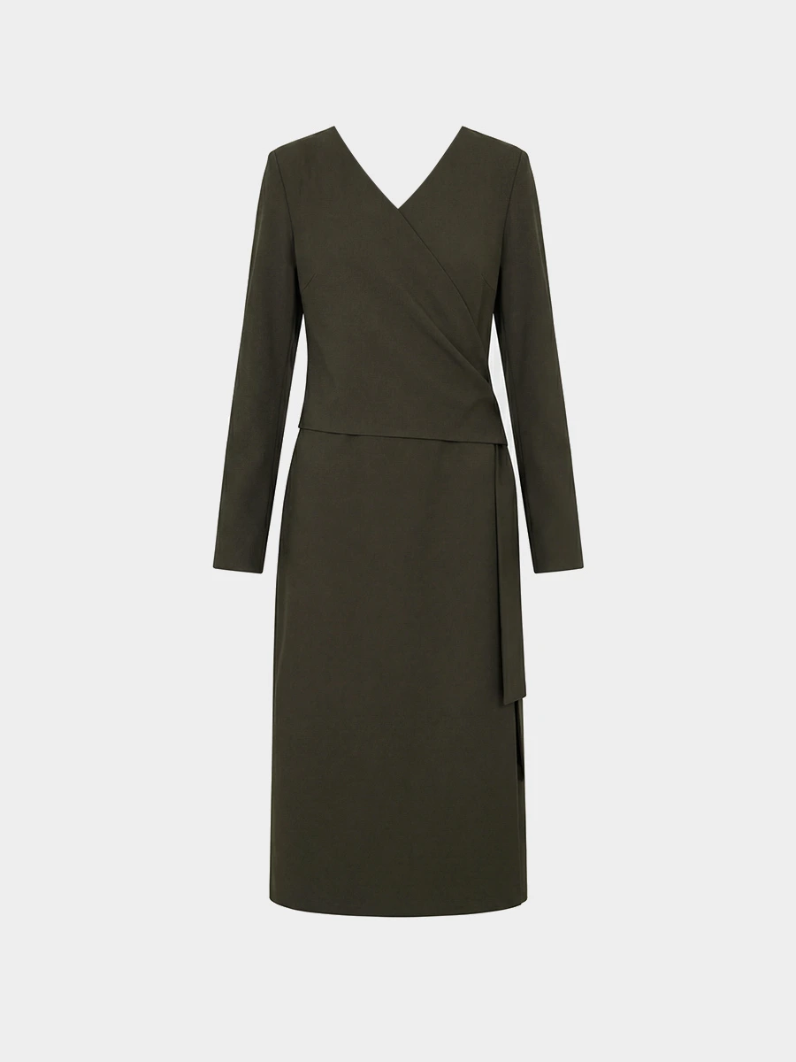 

Платье Дарси с открытой спиной, Хаки