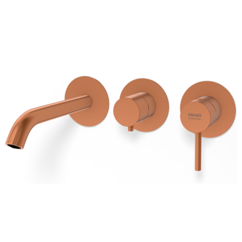 Remer X54D3PWBRP Смеситель для ванны Remer X Style X54D3PWBRP, медь брашированная