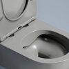 Ceramica Nova Modena CN6063MH Подвесной унитаз c ультра тонким сидением и крышкой с функцией плавного закрытия, цвет: серый
