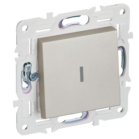 SKANDY Выключ. 1-кл. с инд. 10А SK-V07Sh шамп. IEK