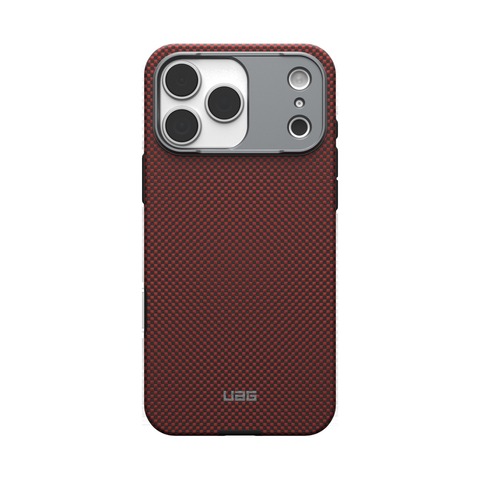 Чехол Uag Fibr Armr Kevlar Case для iPhone 17 Pro Max, Оранжевый/Угольный | Solar Flare/Charcoal