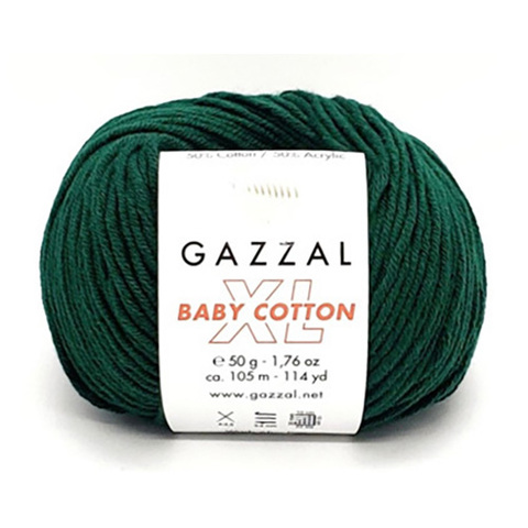 GAZZAL BABY COTTON XL (50% хлопок, 50% полиакрил, 50гр/105м)