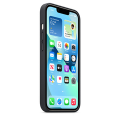 iPhone 13 Leather Case with MagSafe Midnight