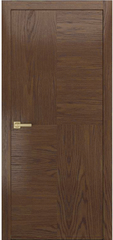 Межкомнатная дверь Plain 3 / Цвет Американский орех / Двери Верда