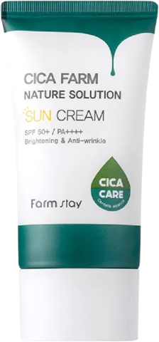 Farmstay Cica Farm Крем солнцезащитный восстанавливающий Farmstay Cica Farm Nature Solution Sun Cream Spf50+/Pa+++