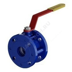 Кран шаровой сталь 11с67п Ду 40 Ру16 фл L=73мм полнопроходной укороченный Маршал СУФ.00.1.016.040