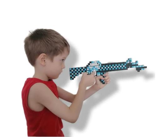 Майнкрафт пиксельное деревянное оружие набор 5 шт
