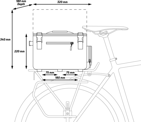 Картинка велосумка Zefal Z Traveler 60 Rear Bag  - 6