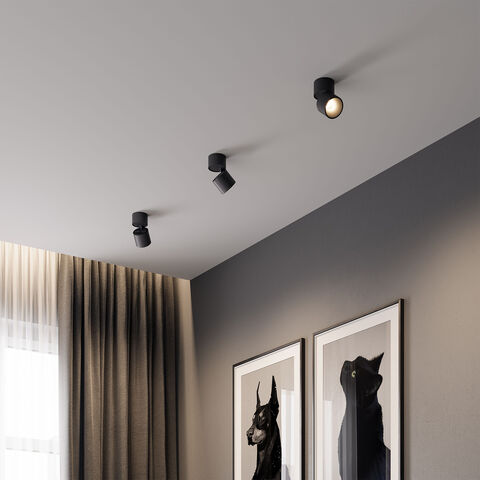 Накладной светодиодный светильник Elektrostandard Rolly 9W 3000K 25112/LED черный