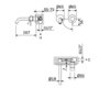 Cezares LEAF-BLI2-20-L-01-W0 LEAF-BLI2-20-L-01-W0 Смеситель для раковины встраиваемый однорычажный, на два отверстия, длина излива 20 см, исполнение Хром