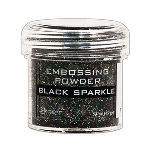 Пудра для эмбоссинга Ranger Ink- Black sparkle
