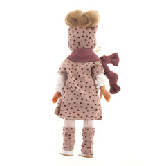 Munecas Antonio Juan Кукла девочка Зои в розовом, 33 см, винил (25196)