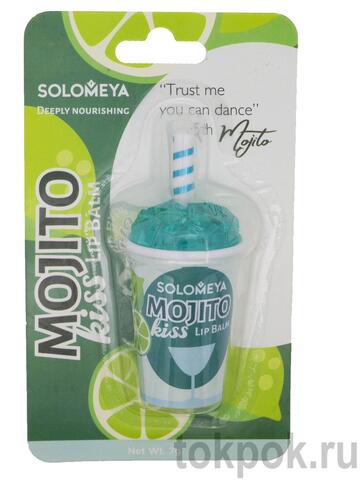 Бальзам для губ SOLOMEYA Mojito Kiss Lip Balm, 7 гр