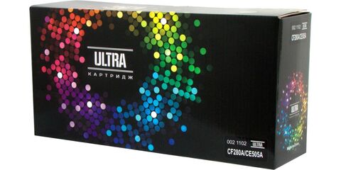 Картридж лазерный ULTRA 80A/05A CF280A/CE505A черный (black), до 2700 стр. - купить в компании MAKtorg