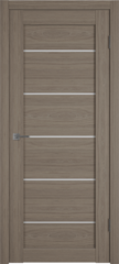 Межкомнатная дверь экошпон VFD (ВФД) Atum Pro 27 Brun Oak стекло White Cloud
